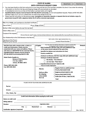 Birth Order Form Adobe LiveCycle Designer Template