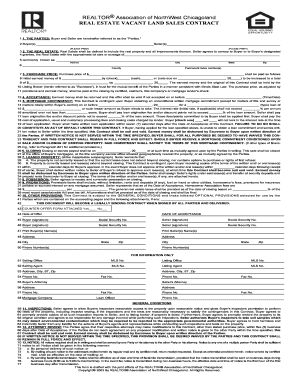 Illinois Vacant Land Sales Contract