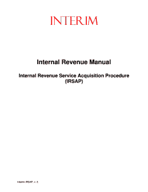 Internal Revenue Service Acquisition Procedure