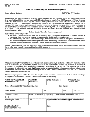 California Contractor Certification Form