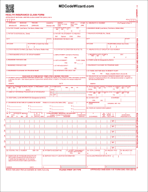 Health Insurance Claim Form