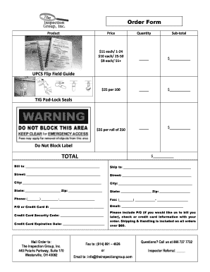 Order Form