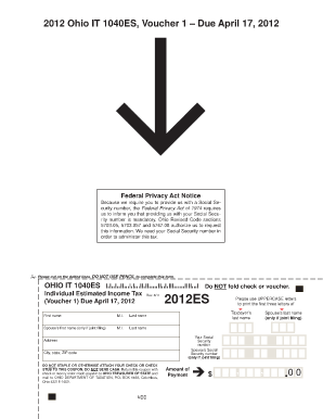 Ohio It 1040es - Fill Online, Printable, Fillable, Blank | PDFfiller