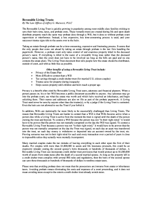 Example of a living trust pdf - Revocable living trust new hampshire fillable form