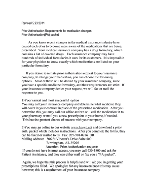 Patient Medication Authorization Questionnaire