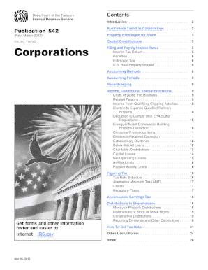 IRS Publication 542 Corporations