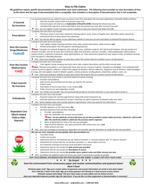 Flexible Spending Account Claim Form