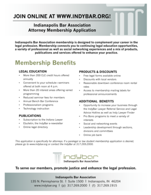 Attorney Membership Application