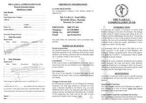 N.A.R.G.C. Firearm Protection Scheme Proposal Form