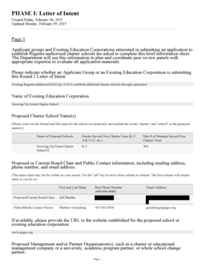 PHASE I Letter of Intent - p12 nysed