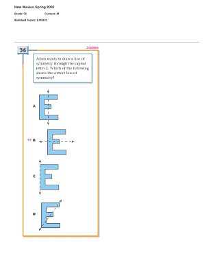 New Mexico 5th Grade Math Test