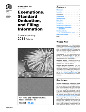 IRS Publication 501
