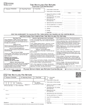 Oklahoma Tire Recycling Fee Return
