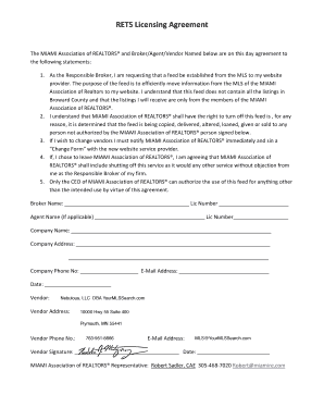 RETS Licensing Agreement