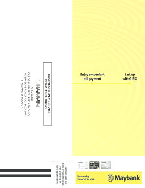 Maybank Card Interbank GIRO Form