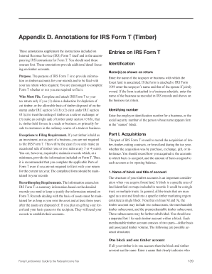 IRS Form T Annotations