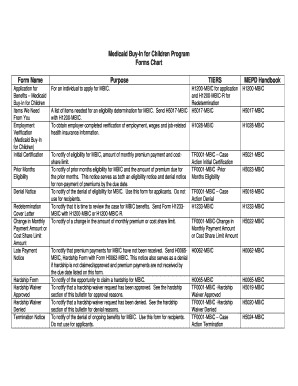 Medicaid Buy-In for Children Application