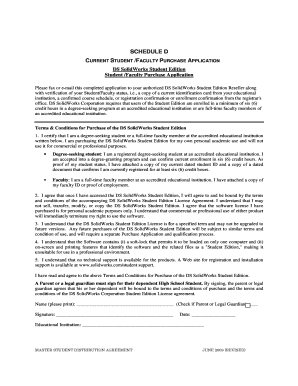 DS SolidWorks Student Edition Purchase Application