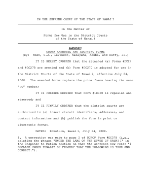 Hawaii Garnishee Information Notice