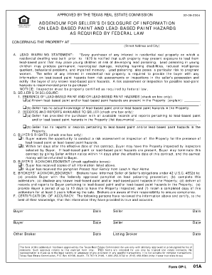 Lbp disclosure rental fillable form