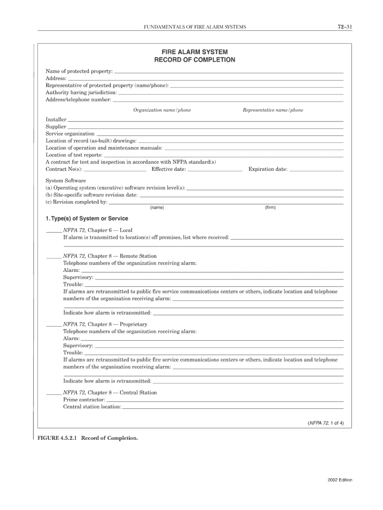 Record Of Completion Fill Online Printable Fillable Blank Pdffiller