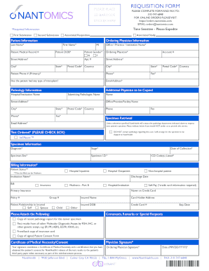 NantHealth Requisition Form