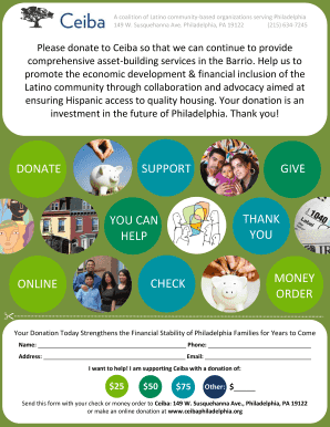Ceiba Donation Form