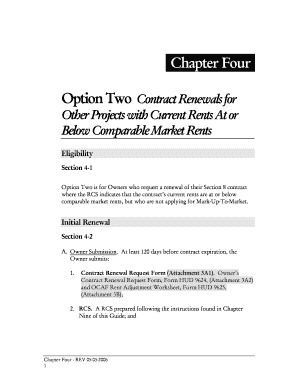 Section 8 Contract Renewal Request Form