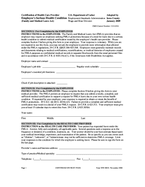 Certification of Health Care Provider