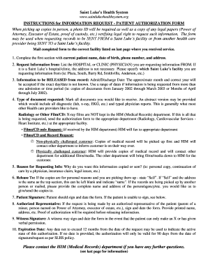 Patient Authorization Form