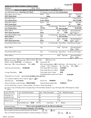 Merchant Processing Application