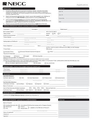New Brunswick College Application Form
