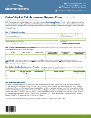 Out-of-Pocket Reimbursement Request Form
