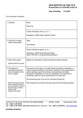 Kesko Corporation Shareholder Registration Form