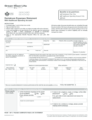 Dentalcare Expenses Statement