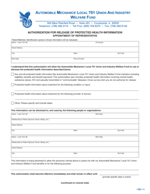 HIPAA Authorization for Release of Protected Health Information