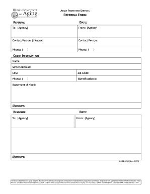 Adult Protective Services Referral Form