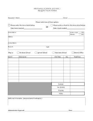 Purchase Order Form