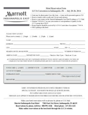 Hotel Reservation Form
