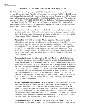 Fair Credit Reporting Act Authorization