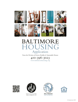 Baltimore Housing Division Application
