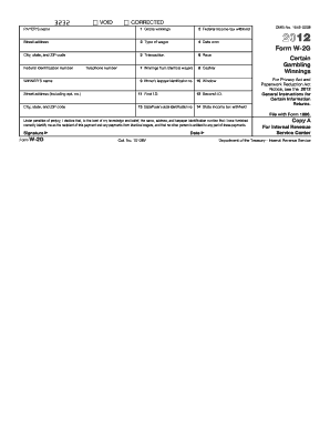 Form W-2G