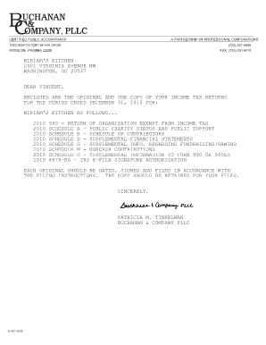 2010 IRS Form 990 for Miriam's Kitchen