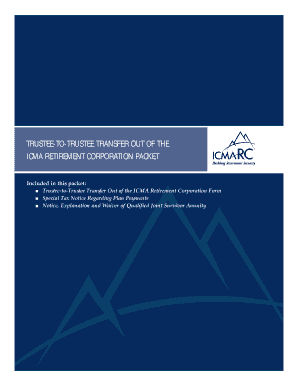 Trustee-to-Trustee Transfer Out Form