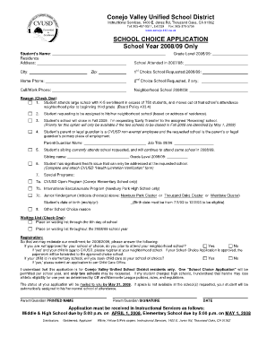 School Choice Application