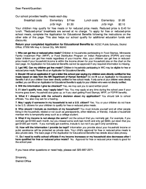 Application for Educational Benefits
