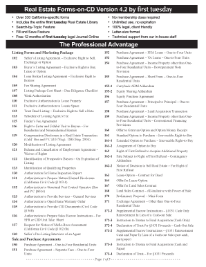 California Real Estate Forms