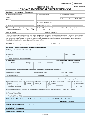 Physician’s Recommendation for Pediatric Care
