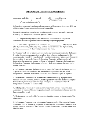 1099 printable form - IRS 20 Factor Test Independent Contractor or Employee? The IRS ... - atri