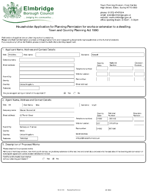 Householder Application for Planning Permission